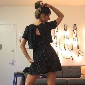 Topshop floral overlay dress